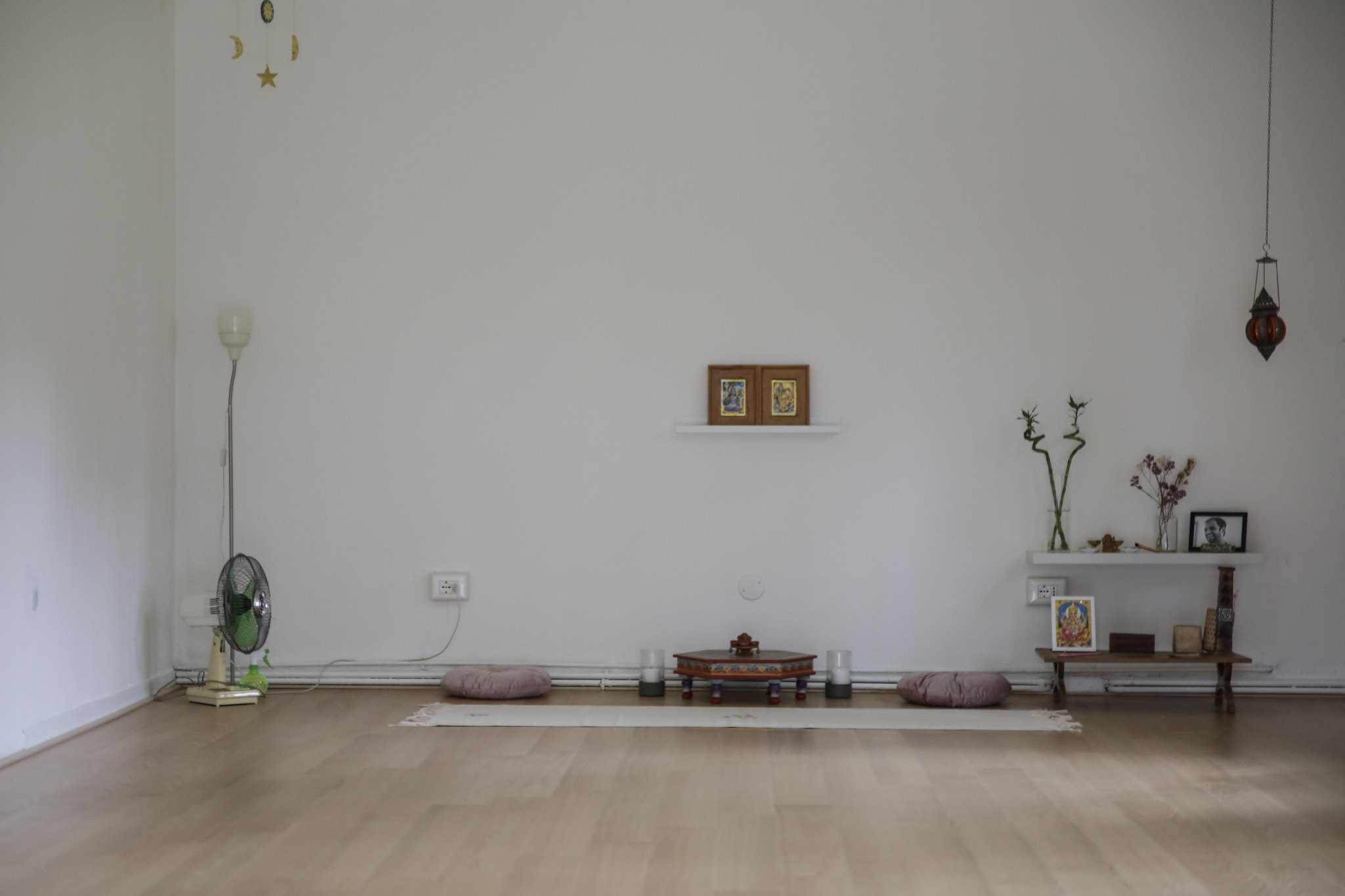 Sala dedicata alla pratica yoga
