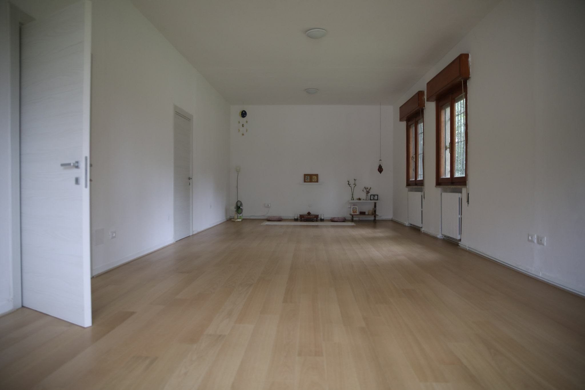 Interno della sala yoga